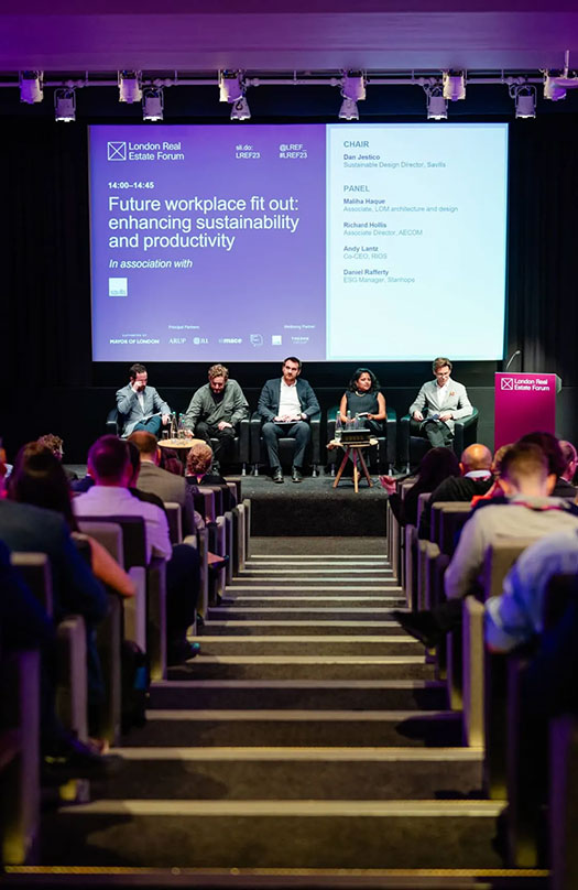 Maliha joins speaker panel at the London Real Estate Forum | Journal | LOM Architects - LOM