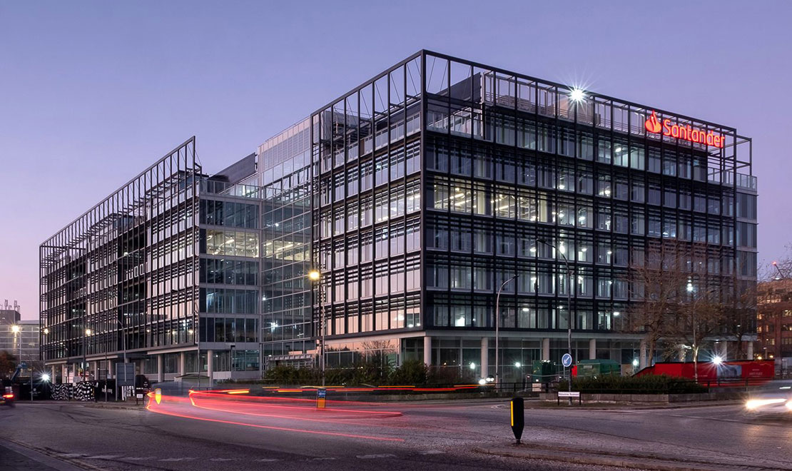 Santander UK begin moving to new LOM designed HQ, Unity Place | Journal | LOM Architects