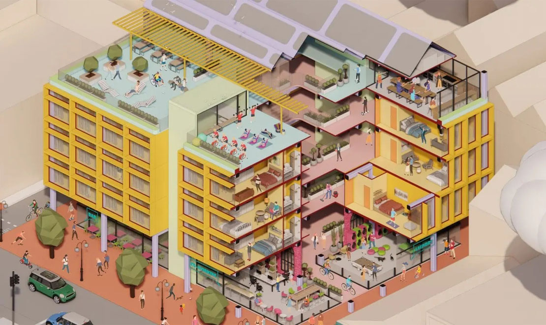 Co-living can provide high quality housing that reinvigorates high streets | Journal | LOM Architecture